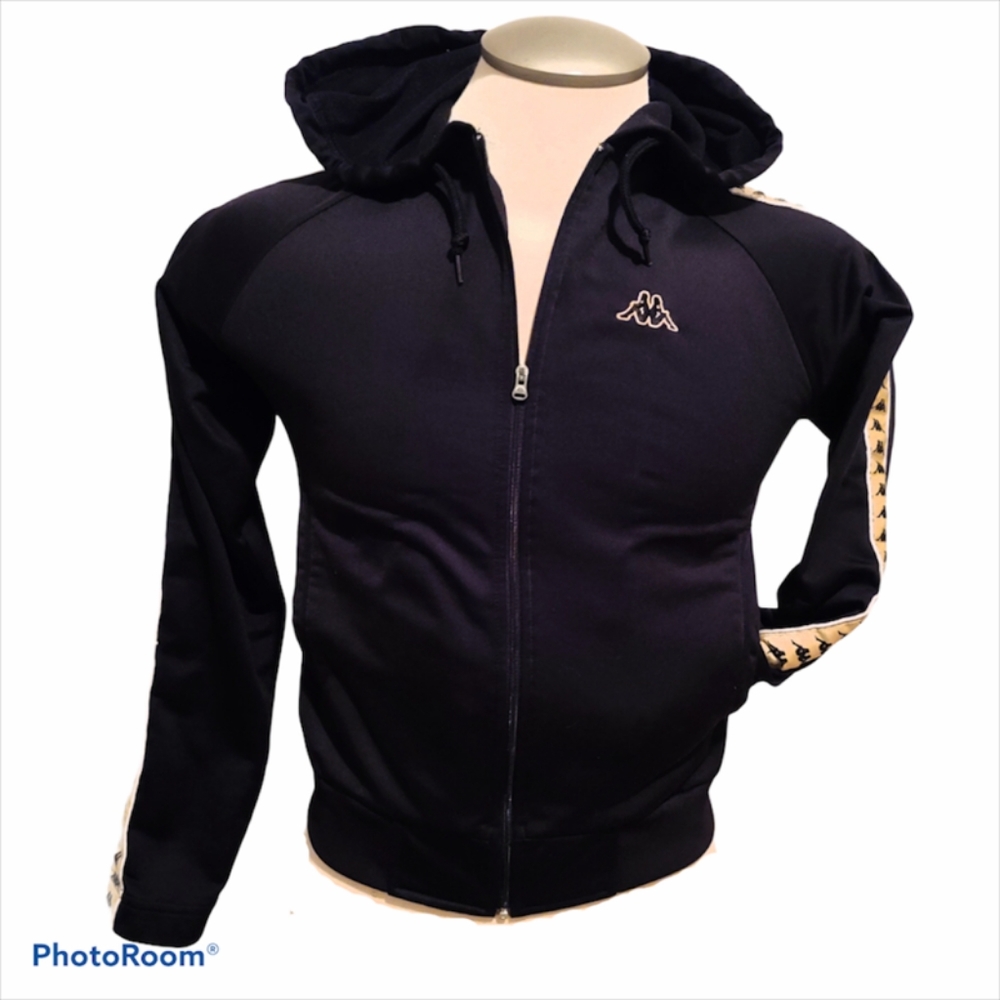 Womens Kappa Zip Up Sweater Hoodie